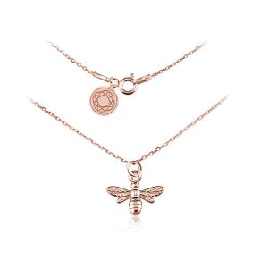 Nowość. naszyjnik pszczółka w kolorze rose gold w super cenie