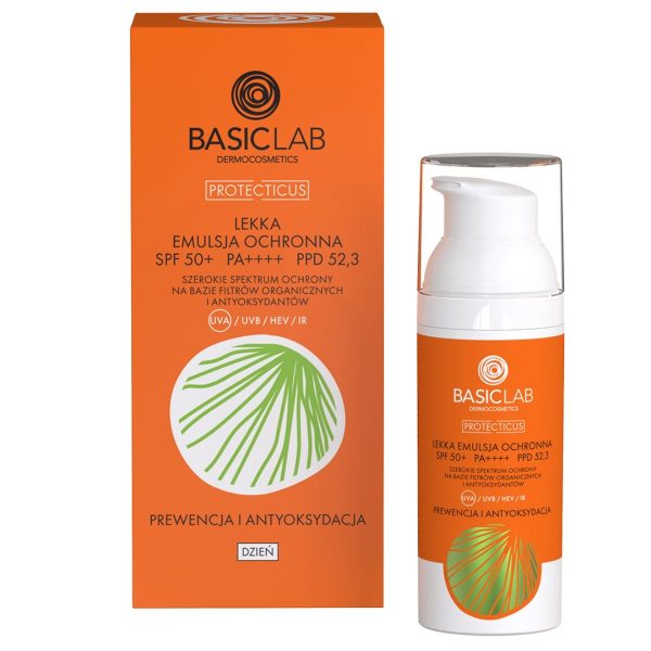 BasicLab Lekka Emulsja Ochronna SPF50+ 50ml