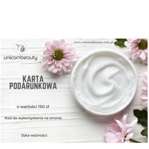 Nowość: karta unicornbeauty 150 zł e-gift w super cenie