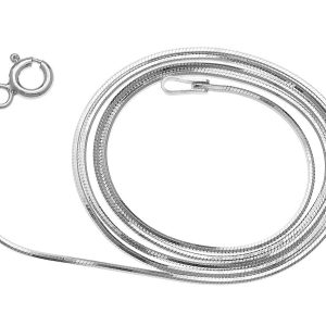 Nowość. srebrny łańcuszek żmijka hex diamentowana w super cenie