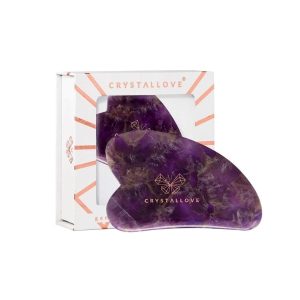 Nowość. płytka gua sha z ametystu crystalove – super cena