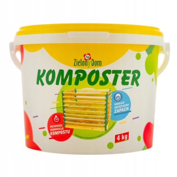 KOMPOSTER NAWÓZ KOMPOSTUJĄCY 4 KG MIKROELEMENTY FERMENTACJA MAGNEZ