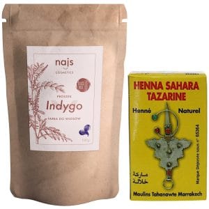 Nowość. super cena: duo henna indygo & sahara tazarine 2x100g