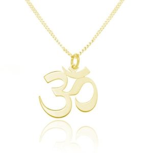 Nowość. naszyjnik srebrny om z 24k złoceniem w super cenie