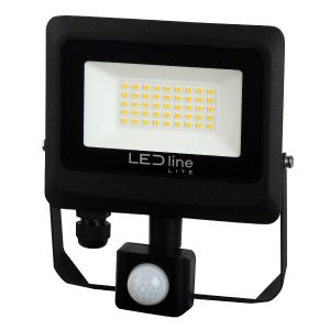 Nowość. naświetlacz led line lite photon 30w 4000k z czujnikiem w super cenie