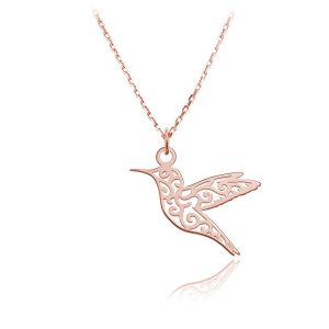 Nowość. naszyjnik koliber rose gold w super cenie