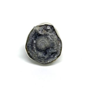 Nowość. Pierścionek z chalcedonem, rozmiar 17/18, super cena