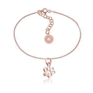 Nowość. bransoletka z łapką rose gold w super cenie