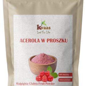 Nowość. Naturalna witamina C z aceroli w proszku 100g – super cena