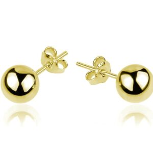 Nowość. Srebrne kolczyki kulki 6mm w super cenie