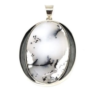 Nowość. oksydowany wisiorek z agatem dendrytowym w super cenie