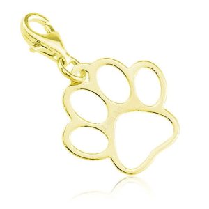 Nowość: złocona zawieszka łapka do charms w super cenie