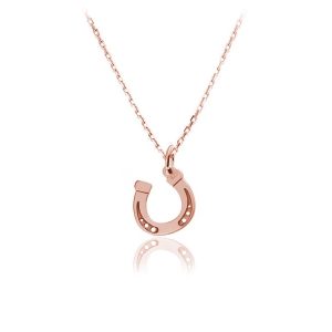 Nowość. naszyjnik podkowa rose gold w super cenie