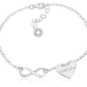 Nowość. bransoletka infinity z symbolem nieskończoności w super cenie
