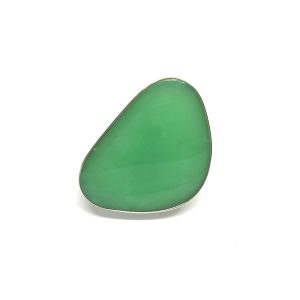 Nowość. pierścionek z chryzoprazem r. 15-19 w super cenie