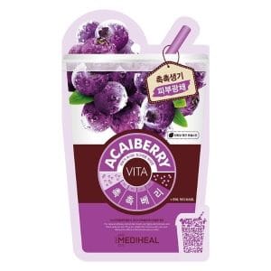 Nowość. mediheal acaiberry vita rewitalizująca maska tencel super cena