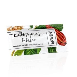 Nowość. super cena - maska do włosów kiełki pszenicy & kakao 10 ml