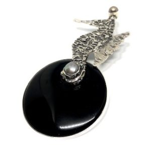 Nowość. morski wisior z onyksem – super cena