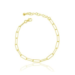 Nowość. złocona bransoletka z dużymi ogniwami w super cenie