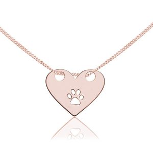 Nowość. naszyjnik łapka rose gold - super cena