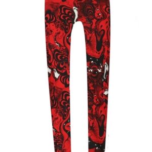 Nowość. modne legginsy skinny rendal z printem w super cenie