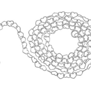 Nowość. srebrny łańcuszek serce w super cenie