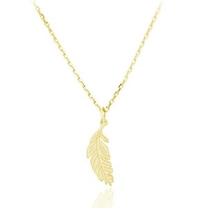 Nowość. naszyjnik z piórkiem w super cenie