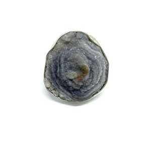 Nowość: pierścionek z chalcedonem w super cenie, rozm. 15-18