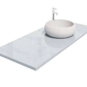 Nowość. blat aglomarmur polare 1,5 cm do łazienki w super cenie