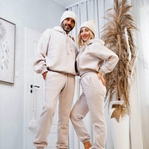 Nowość. beżowy dres męski w super cenie