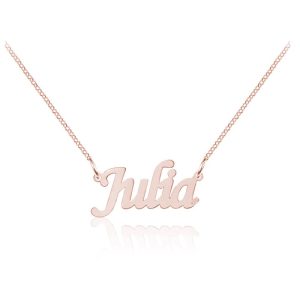 Nowość. personalizowany naszyjnik rose gold z imieniem w super cenie