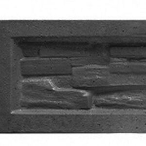 Nowość. Łupana podmurówka betonowa 250x25 cm antracyt super cena