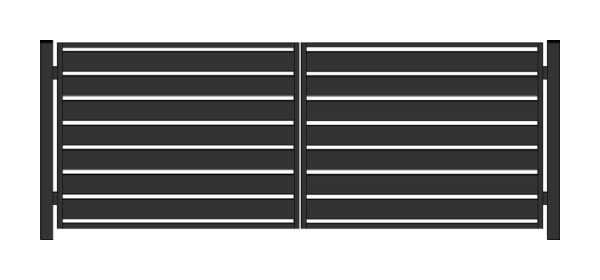 Brama PRO typ WALL 200 - malowana proszkowo - 3,00 m