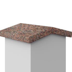 Nowość. daszek granitowy bohus red 3cm dwuspadowy w super cenie