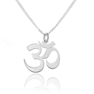 Nowość. srebrny naszyjnik om mystic w super cenie