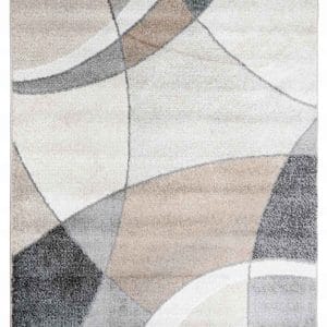 Nowość. Dywan geometryczny 80x150 beżowy gruby w super cenie