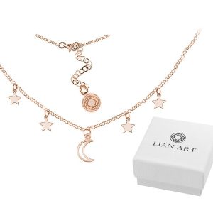 Choker moon & stars rosegold – nowość w super cenie.