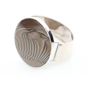 Nowość. Bransoletka z krzemieniem pasiastym w super cenie