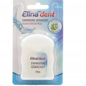 Nowość. Miętowa nić dentystyczna elina dent 75m w super cenie