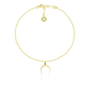 Nowość. złocona bransoletka z lunulą – super cena