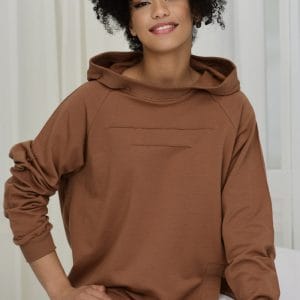 Nowość: bluza dresowa lisa cynamonowa 035 w super cenie