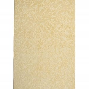 DYWAN 80 X 140 FRĘDZLE ŻÓŁTY ZŁOTY ORNAMENT JAKOŚĆ