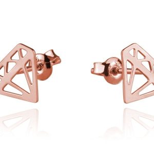 Nowość. kolczyki diamentowe rose gold w super cenie