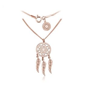 Naszyjnik łapacz snów rose gold – nowość w super cenie