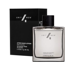 Unit4Men nowość: woda po goleniu citrus&musk 100ml w super cenie
