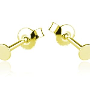 Nowość. złocone srebrne kolczyki kółeczka 3mm w super cenie