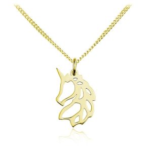 Nowość. srebrny naszyjnik jednorożec w super cenie