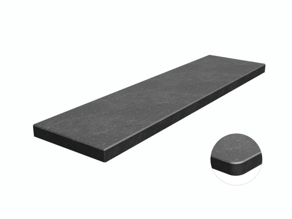 Parapet granitowy Absolute Black 62×30 2cm lappato