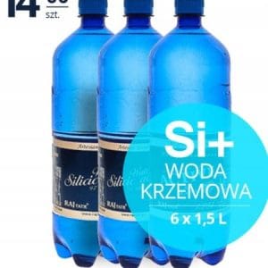 Nowość. artezyjska woda krzemowa 6x1,5l w super cenie