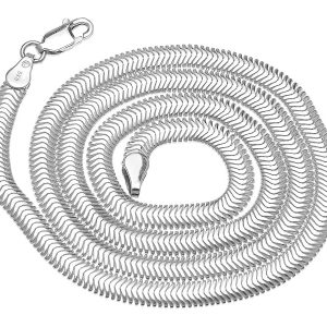 Nowość. szeroki srebrny łańcuszek ellena vintage w super cenie